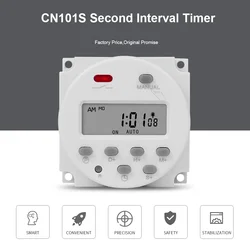 CN101S Digital clock relay LCD Timer Switch 5V 12V 24V 110V 220V Programmable Time Relay Programmer