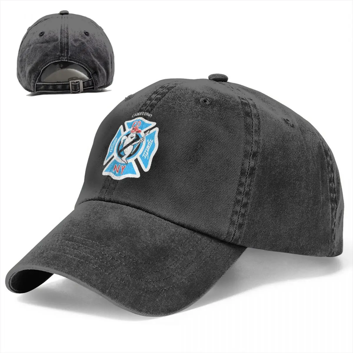 Washed Men's Baseball Cap HOOK & LADDER 2 Trucker Snapback Caps Dad Hat G-Ghostbusters Golf Hats