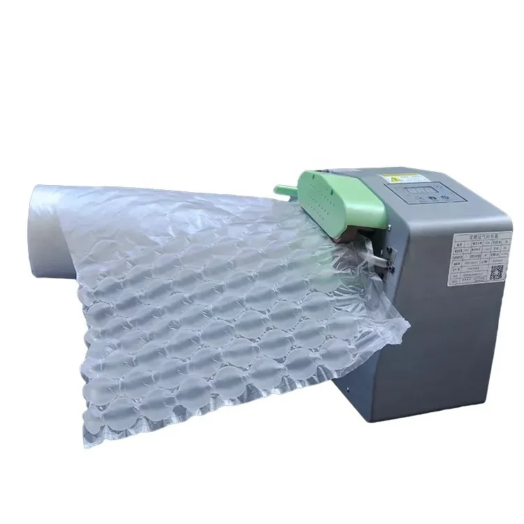 Automatic Inflatable Equipment Bubble Pillow Air Cushion Filling Packaging Roll Film  Machine