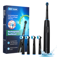 5 Modes Electric Toothbrush Rotary Cleaning Teeth Brush Waterproof Electronic Tooth Brush With Timer USB Rechargeable Toothbrush