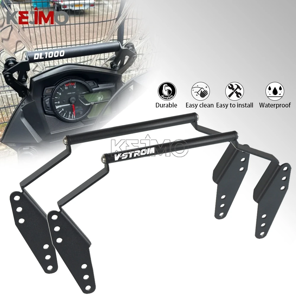 

Accessories Motorcycle Phone Holder Stand GPS Navigation Plate Bracket For Suzuki DL 1000 V-Strom vstrom V-Strom DL 650/XT 1000