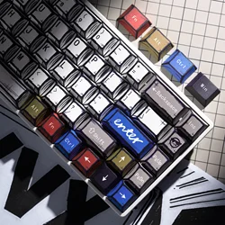 XVX Manga Theme graffiti Cherry Profile Dye-Sub PBT Keycaps Full Set Comic Style Keycaps 134 Keys