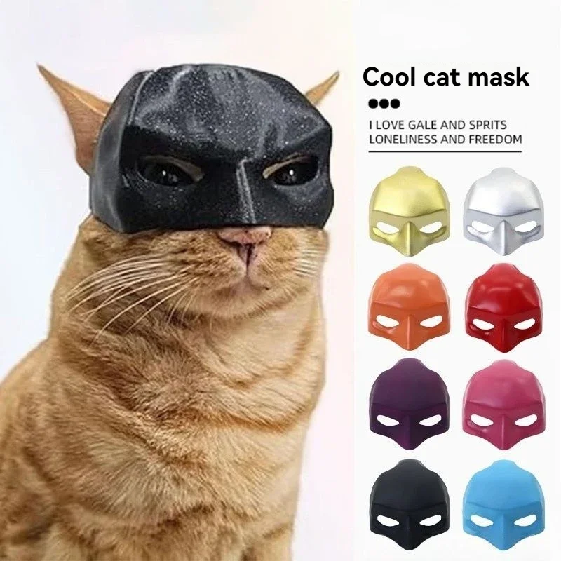 

Halloween Black Bat Cat Cosplay Hat Cat Funny Toys Cool Cat Masks Pet Supplies Photos Props Party Headwear Pet Dog Mask Helmet