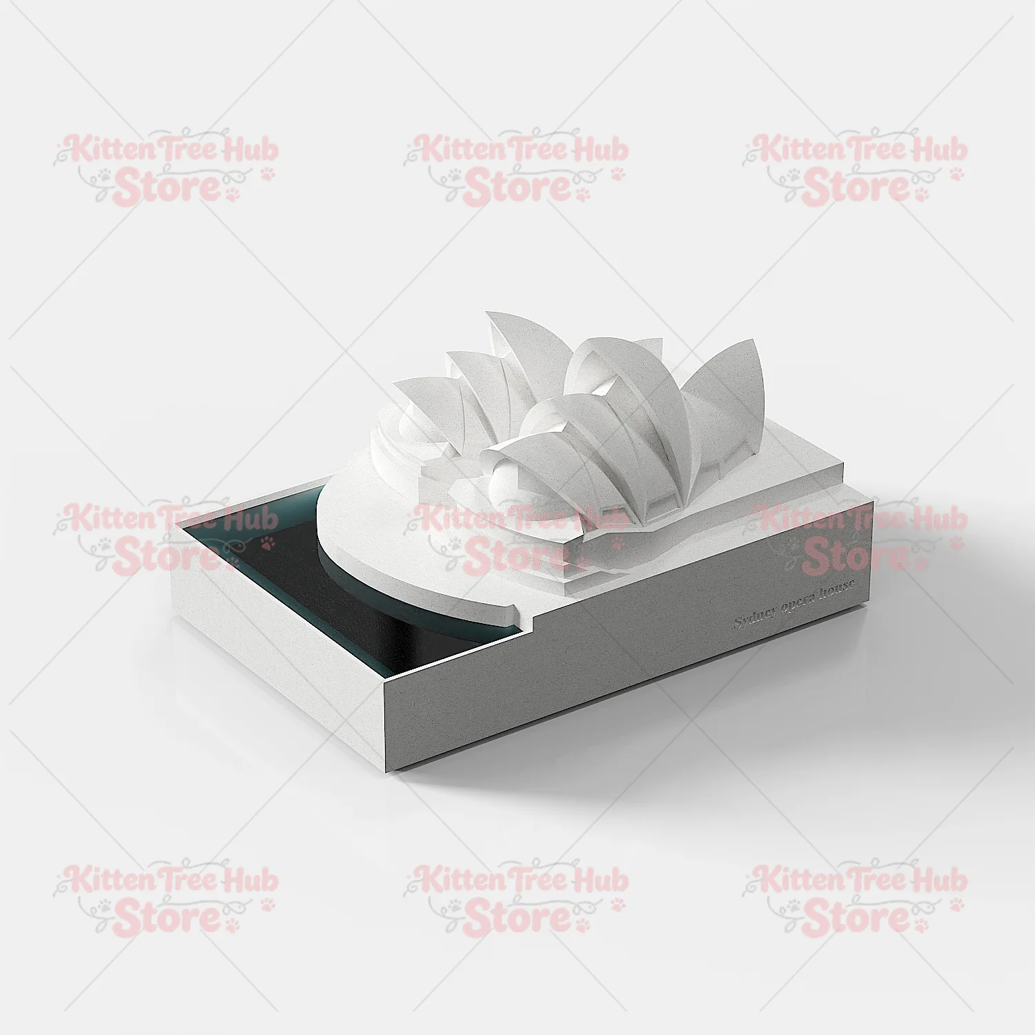 For Cement Classic Famous Building Model Home Decoration Office Desktop Concrete Ornament