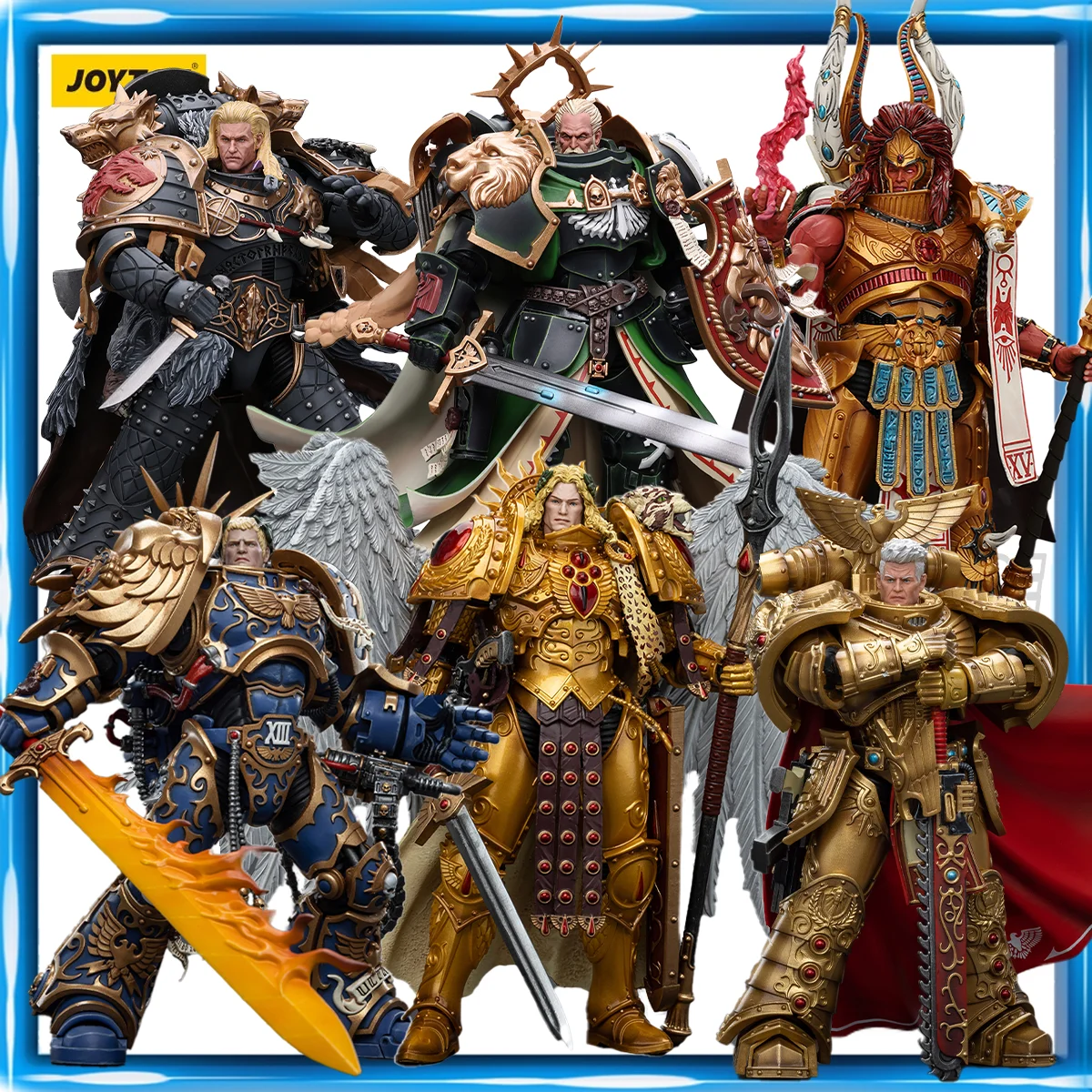 

[IN STOCK]JOYTOY Warhammer40K 1/18 Action Figure Ultramarines Primarch Guilliman Rogal Dorn Magnus Lion Anime Figures Toys Gift