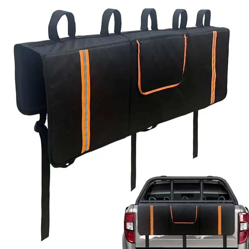 

Truck Tailgate Pad Carry 5 Mountain Bikes Stable Protective Bikes Car Rack Accessories Reflective Strips Truck Tailgate Pad For