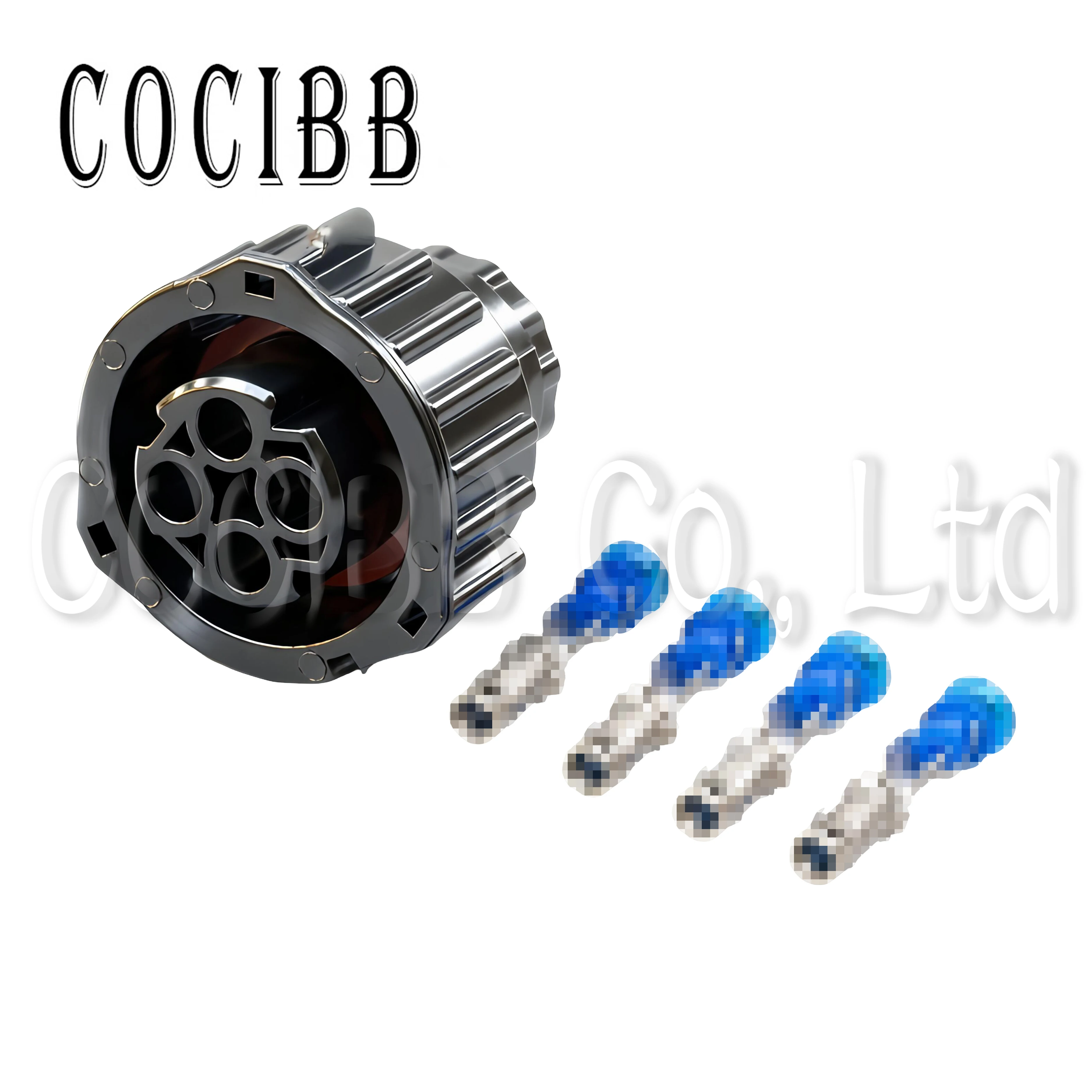 Set di 4 Connettori Sigillati Rotondi a 4 Pin per Sensore di Velocità e Contachilometri, Presa Maschio e Femmina per Tyco HOWO A7 1-967402-1 1-967325-1