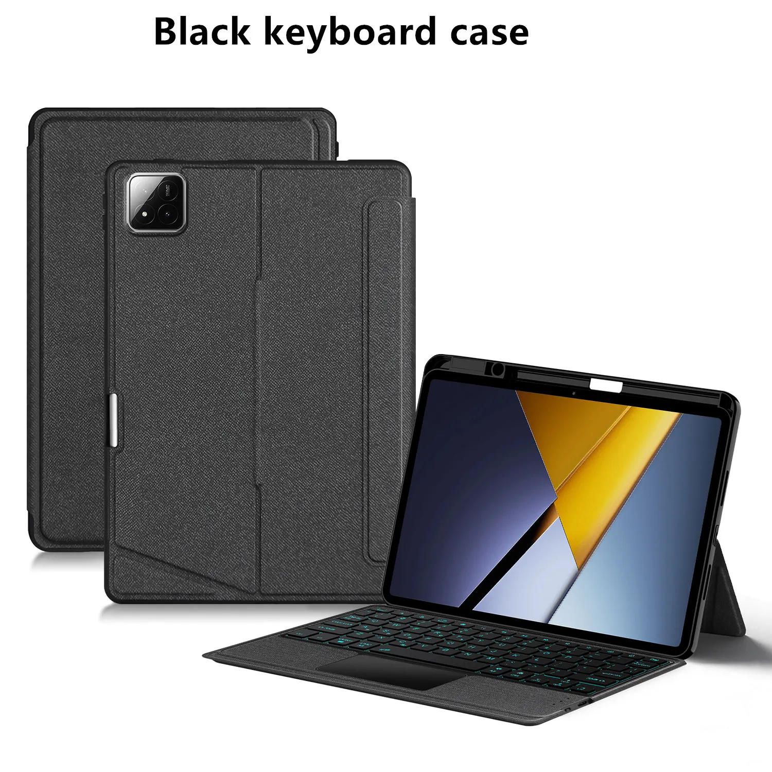 TouchPad Tastatur Für Xiaomi Poco Pad X1 2025 Fall für XiaoMi Pad 7 8 Mipad 7 8 Pro 11,2 "Tablet Smart Tastatur Abdeckung Stift Halter