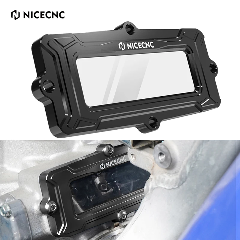 

NICECNC For Yamaha YZ250 1999-2023 YZ250X 2016-2023 Motorcycle Clear Cylinder Exhaust Power Valve Cover Guard Protector Gasket