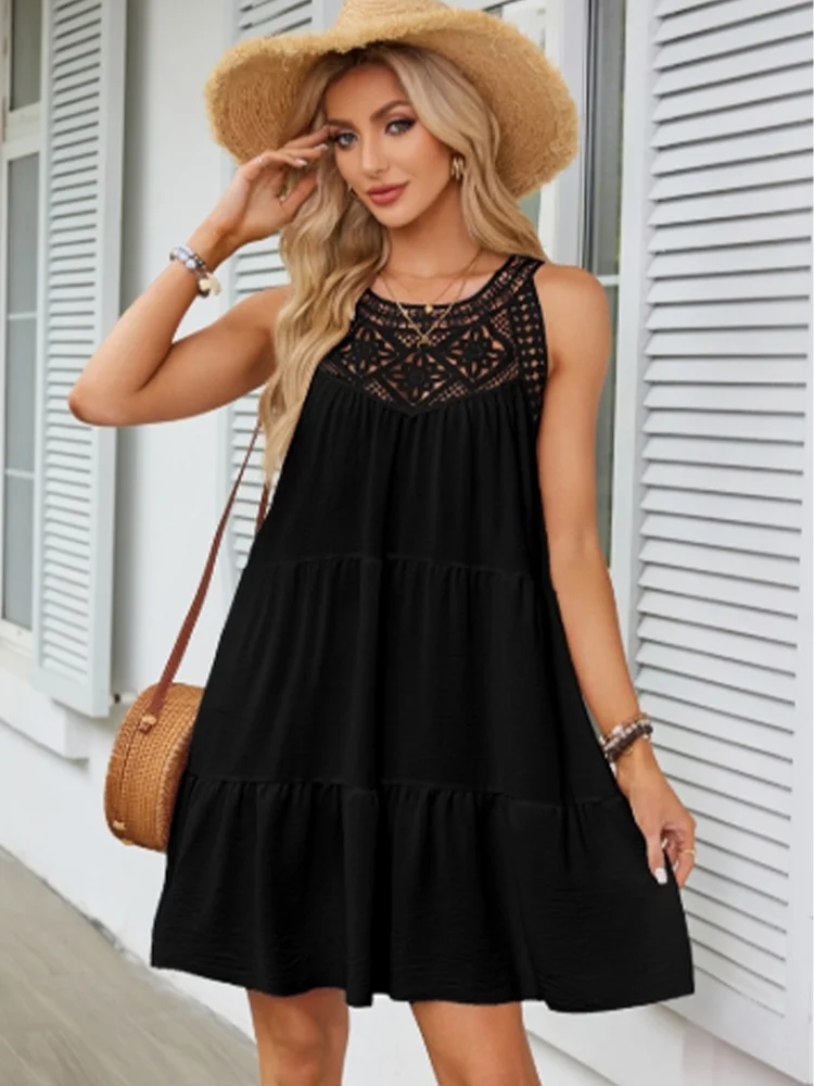 Women’s Lace Hollow Summer Dress