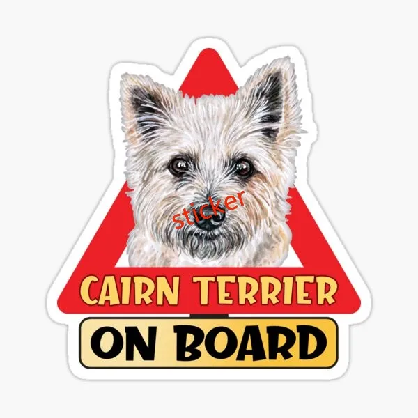 

Kelpie On Board Car Stickers Creative Colorful Cartoon Graffiti Decals Scratch-Proof Car Goods
