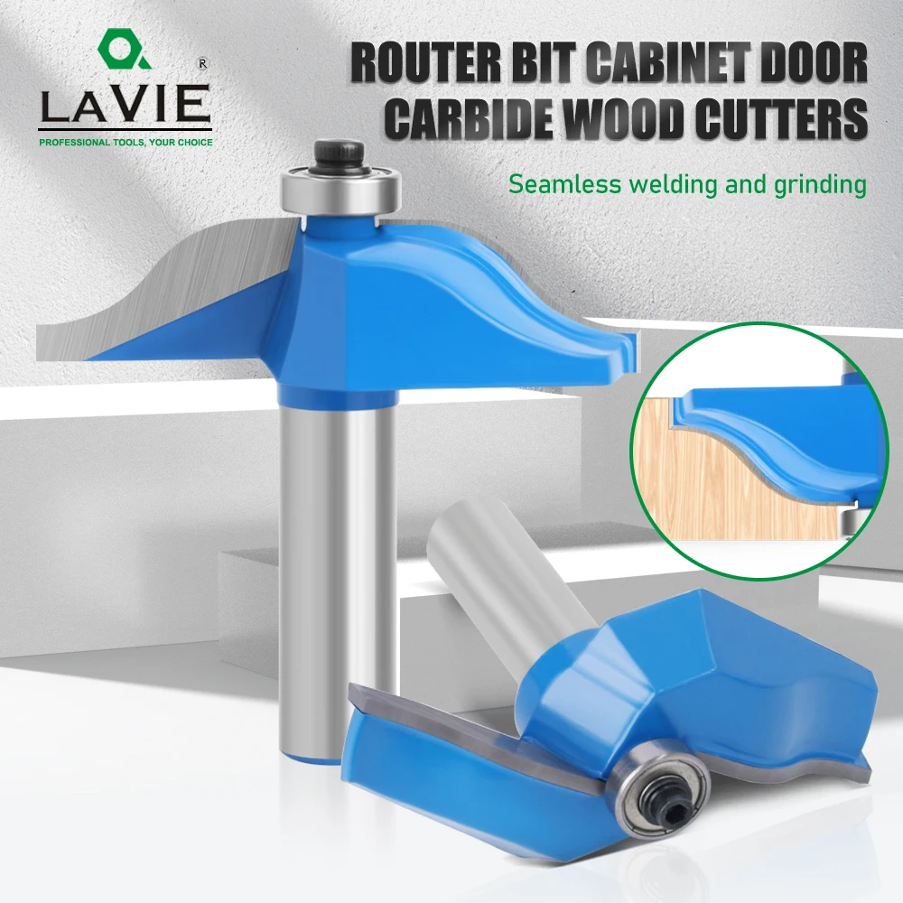 

LAVIE 1Pc 1/2 12mm Shank Panel Line Knife Bakelite Slotting Table Edge Line Cabinet Door Panel Knife Woodworking Milling Cutter