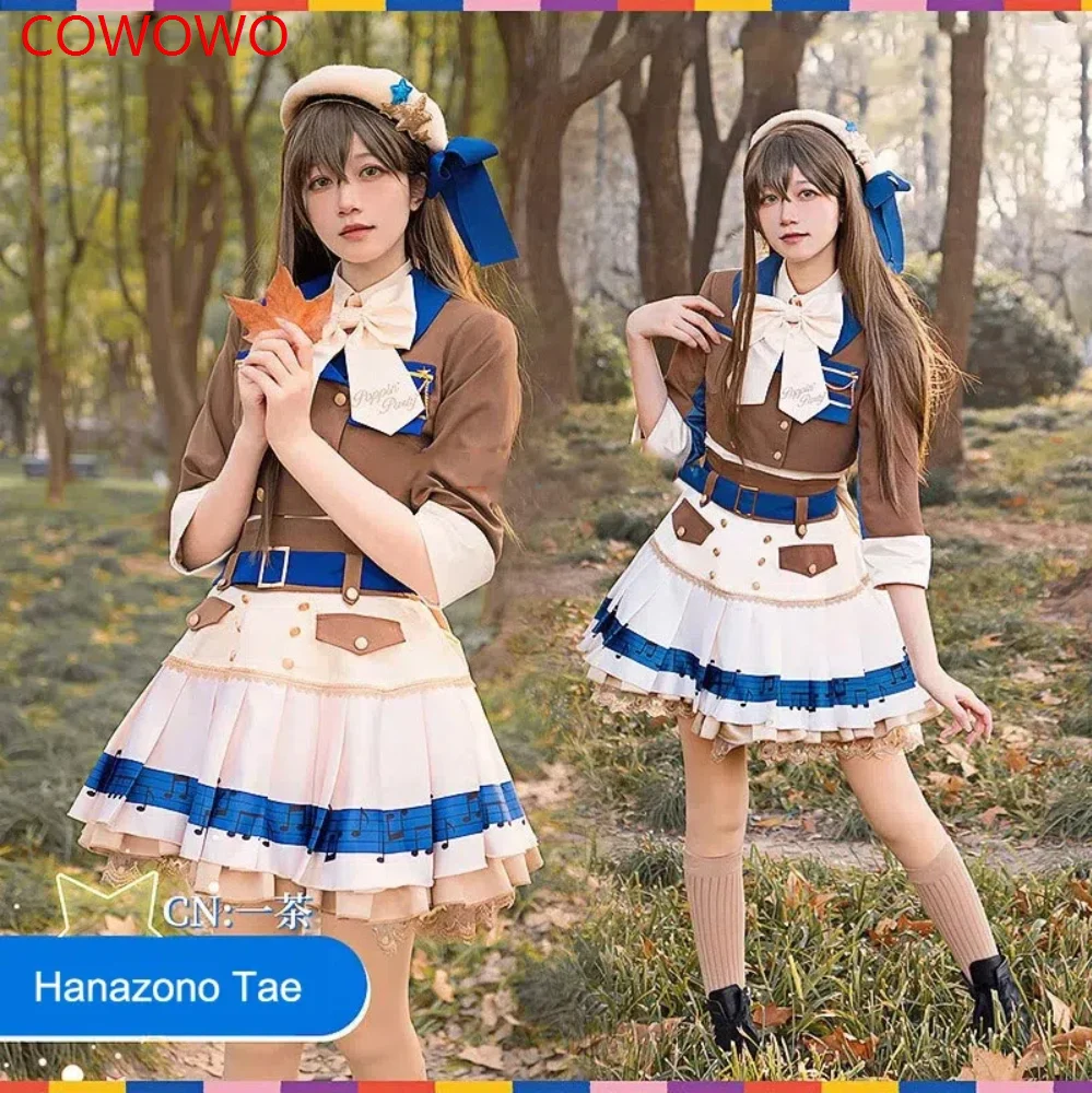 

Game BanG Dream Hanazono Tae Cosplay Costume Women Cute Party Dress JK Uniforms Sailor Suit Halloween Outfits Custom Made