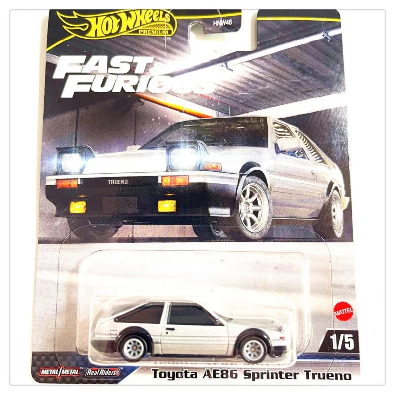 Original Hot Wheels Hnw46 E Case Fast&Furious Serise Model Car Die Toyota Ford Cast Model Surprise Gifts Collection Toys Car