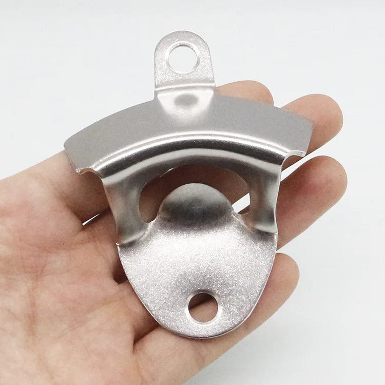Stainless steel wall-mounted bottle opener, Bottle opener for beer, Creative bottles opener, Metal bottle opener