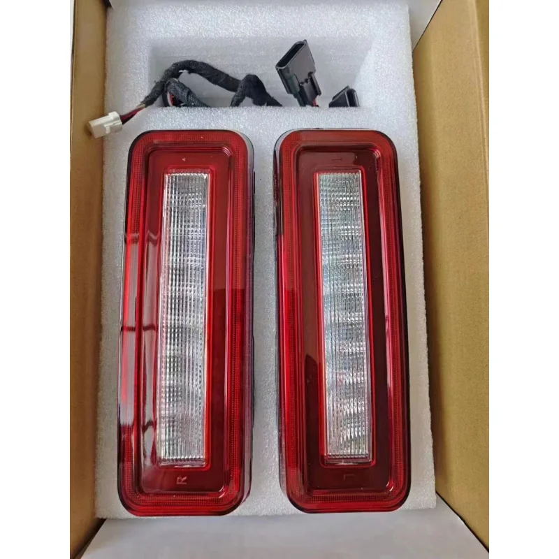 

Применимо Defender 90 110, красные линзы, светодиодная накладка на крышку багажника, стоп-сигнал, полоса, задний фонарь