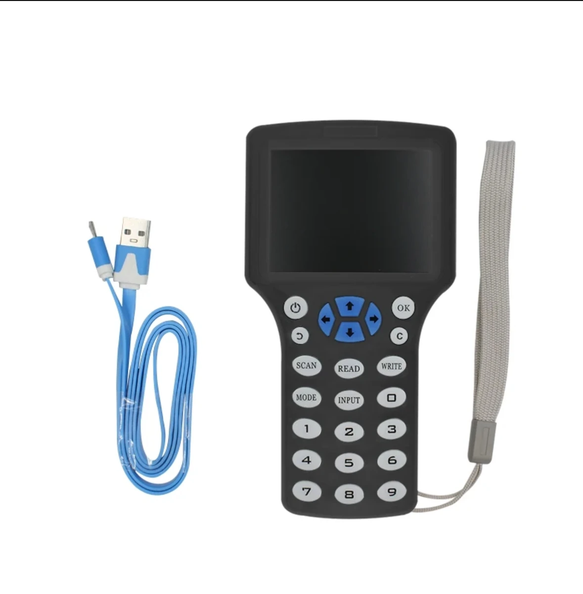 10 Frequency NFC Smart Card Reader Writer Duplicator 125K 13.56MHz RFID Copier USB Fob Programmer Copy Encrypted Key Replicator