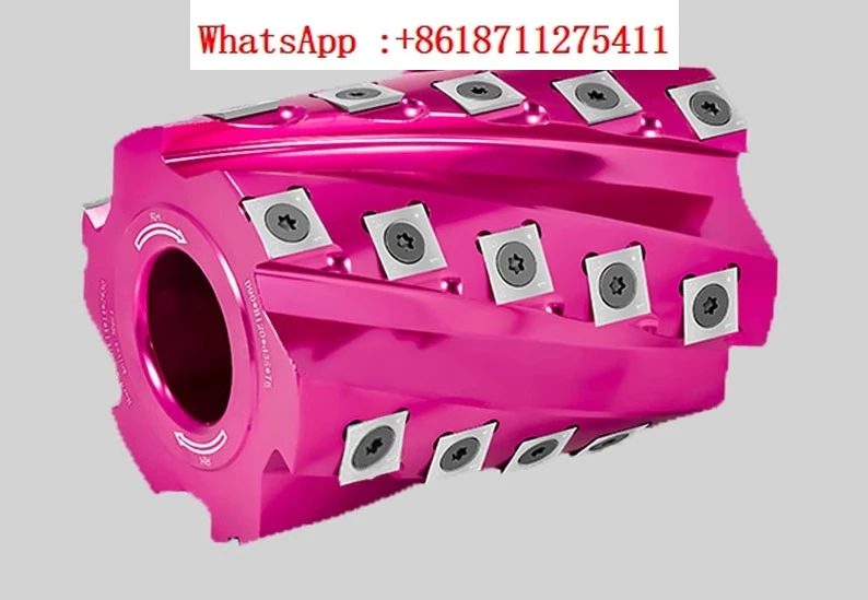 

Woodworking Abandoned Heavy Cutting Spiral Knife Disassembly Aluminum Body Flat Mouth Knife Outer Diameter 125