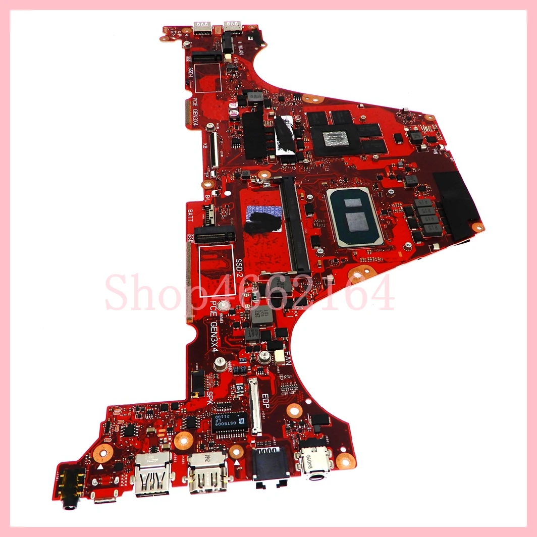 Imagem -03 - Placa-mãe do Portátil para Asus Mainboard para Asus Fx516pc Fx516pm Fx516pez Fx516pe Fx516pr Fx516pcz Fx516 Fx516p Tuf516pm Tuf516pr Tuf516pe