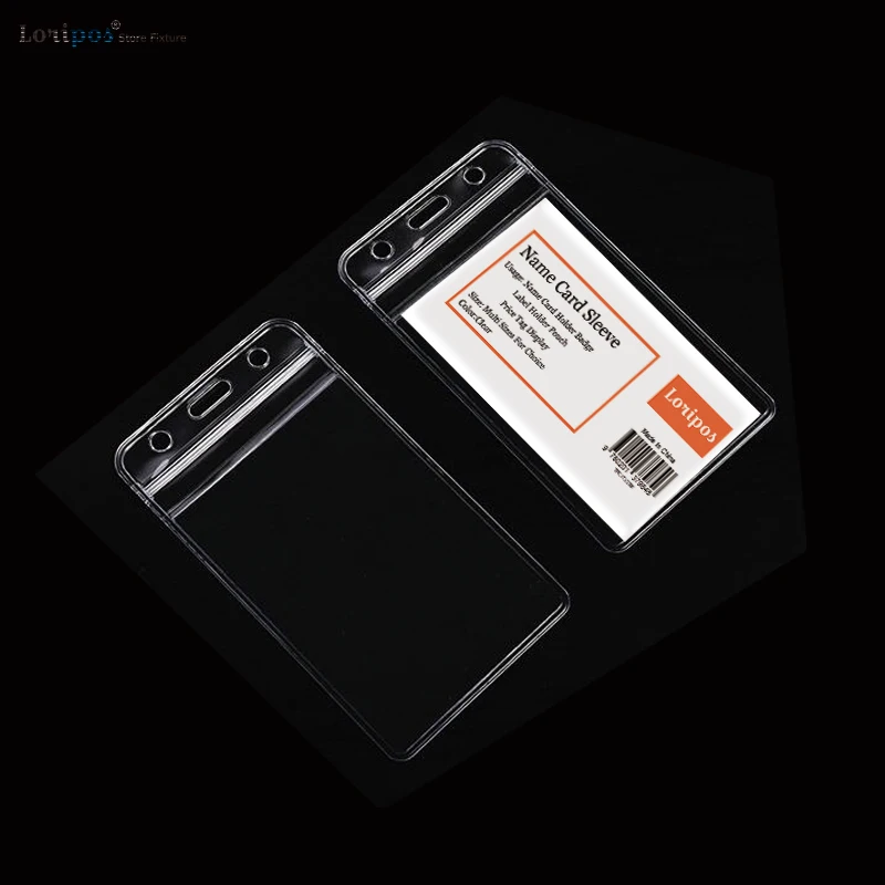 Waterproof Certificate Id Work-proof Shell Sub-plastic Transparent Working Card Protective Cover Name Badge Case Holder Sleeve