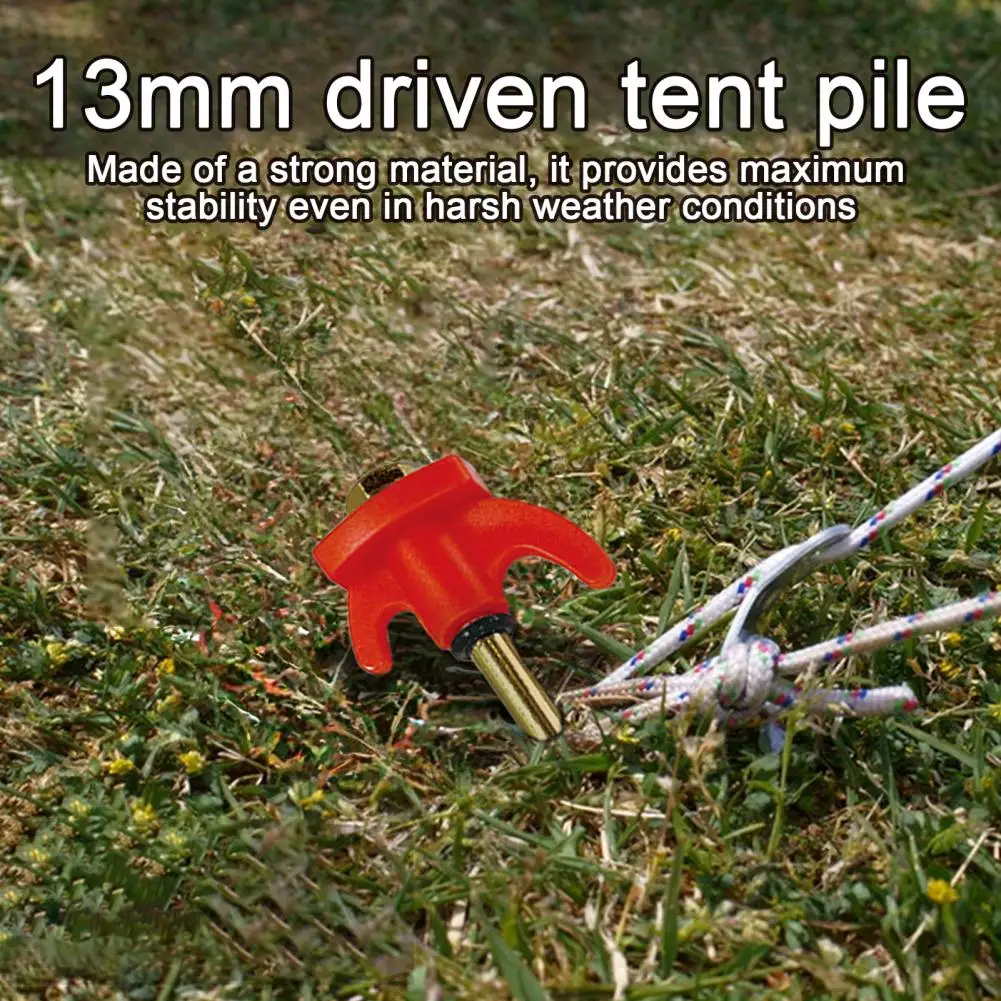 

Screw-in Tent Stakes Heavy Duty Screw-in Tent Ground Peg Set for Maximum Stability Easy Setup 1 Set of Canopy Nail Stakes