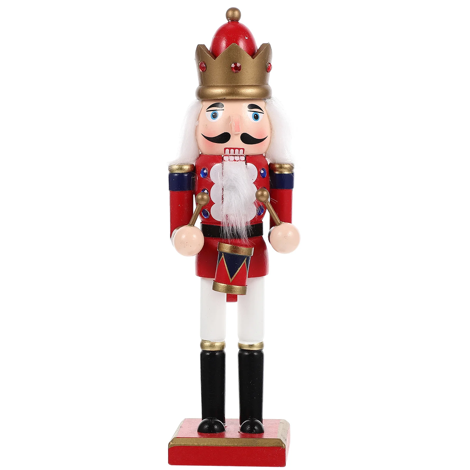 

1pc Nutcracker Soldier Decor Christmas Desktop Ornament Home Garden Party Christmas Nutcracker Figure Gift Xmas Figure Craft