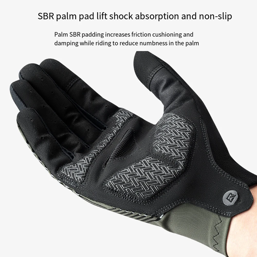 Cycling Gloves Spring Summer Fall Full Finger Touchscreen Bike Glove Comfortable Breathable Anti-slip Gloves Bicycle Accessories