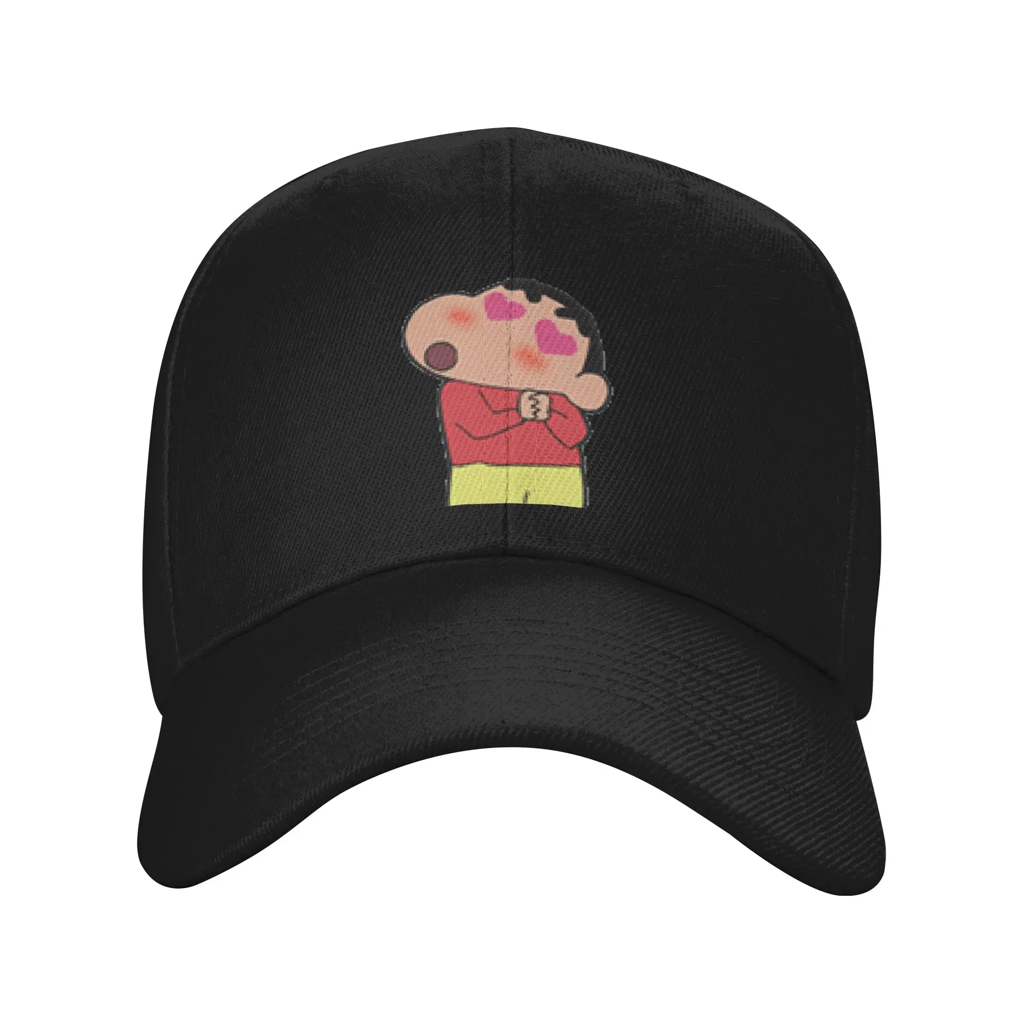 Cute Shinechan Japanese Cartoon Baseball Cap Men Women Fashion Sun Hats Crayon Shin-chan Hat Adjustable Polyester Sports Cap
