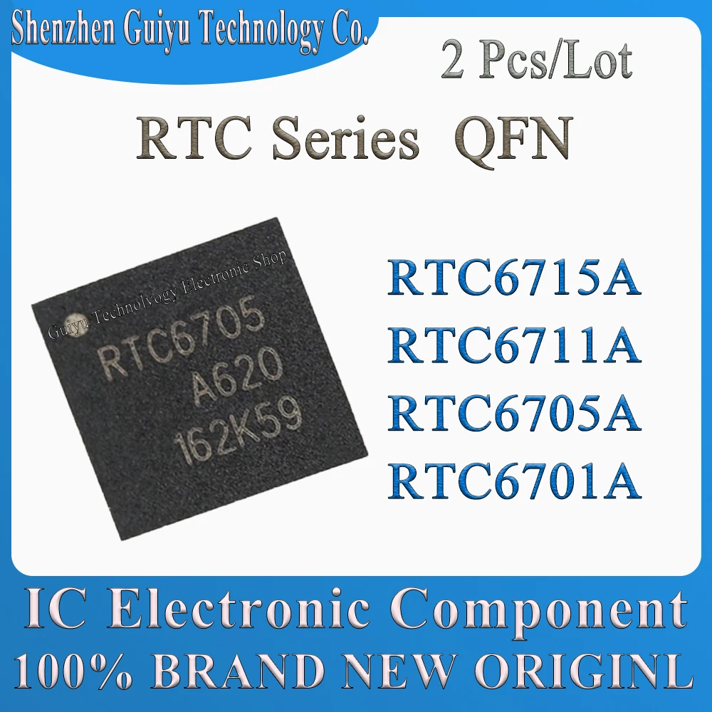 2 Pcs/Lot RTC6701A RTC6705A RTC6711A RTC6715A RTC6701 RTC6705 RTC6711 RTC6715 RTC67 RTC QFN IC Chip