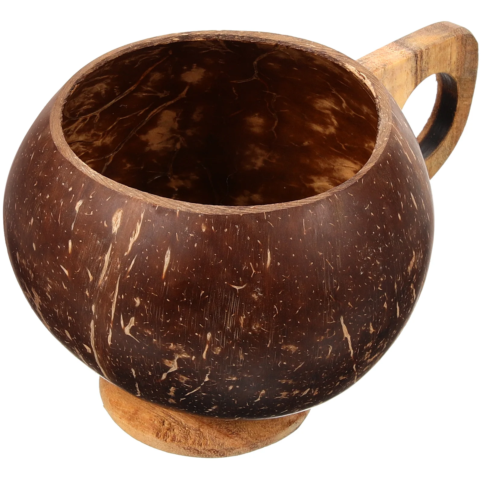 Coconut Shell Milk Cup Natural Glass Coffee Mug Coconuts-shell Drinking Water Banquet