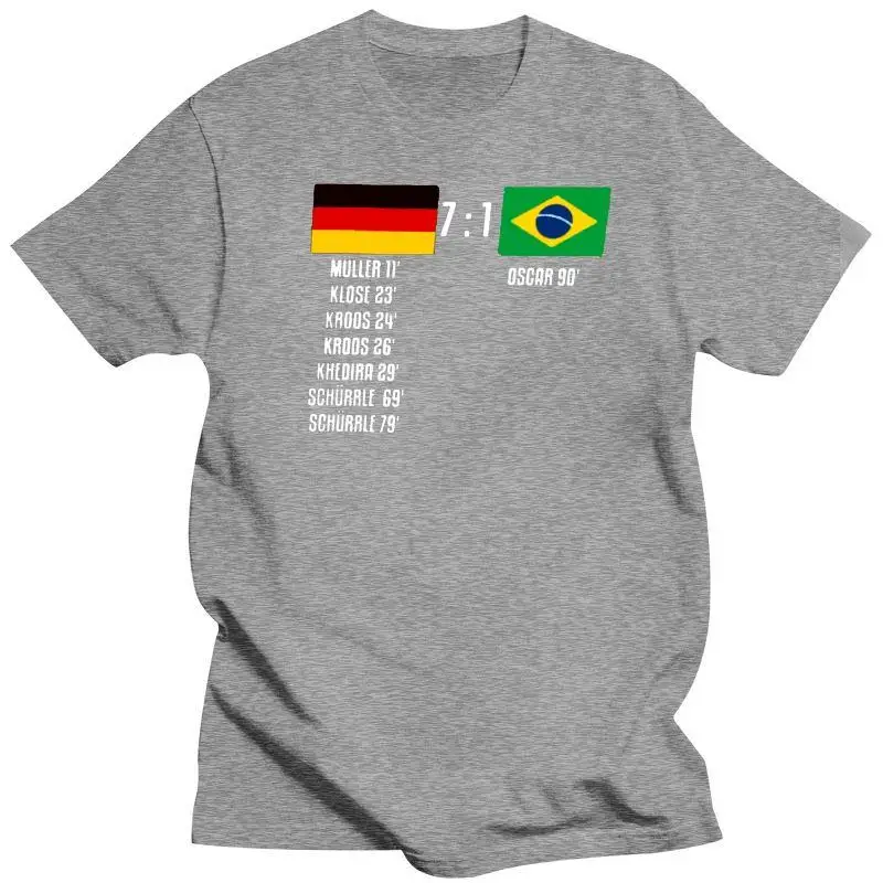 New arrived t shirt for man  Cotton O-Neck Custom Printed Men T Shirt Germany 71 Brazil Women T-Shirt male tee-shirt