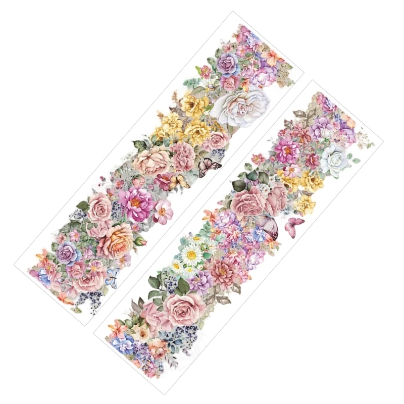 Practiacal Sturdy 200cm Floral PET Tape Portable Home Decoration for Adding Natural Beauty to Any Smooth Items Use