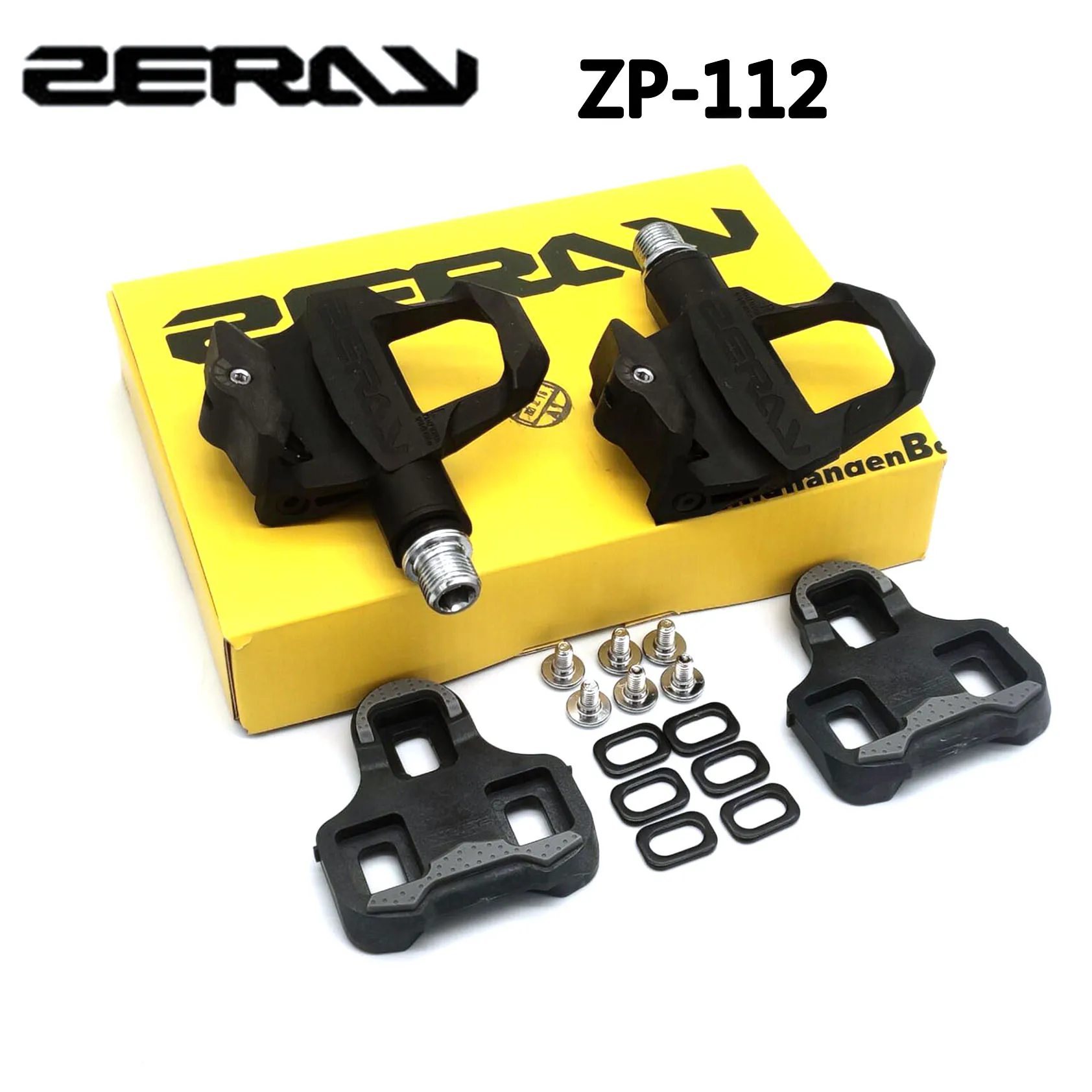 ZERAY ZP-112 carbon fiber road bike pedal Suitable for Keo self-locking professional bicycle pedals road bike pedal high quality