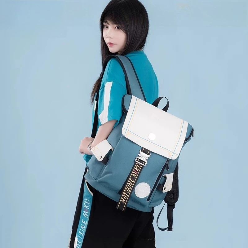 

Hatsune Miku Anime Backpack 2025 Fashion Student Backpack Large Capacity Youth School Computer bag