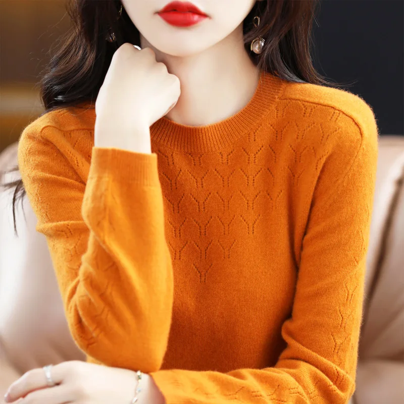 Pull Femme New Warm Knitwears Round Neck Long Sleeve Tops Autumn Winter Pullovers Women Bottoming Sweater свитер женский