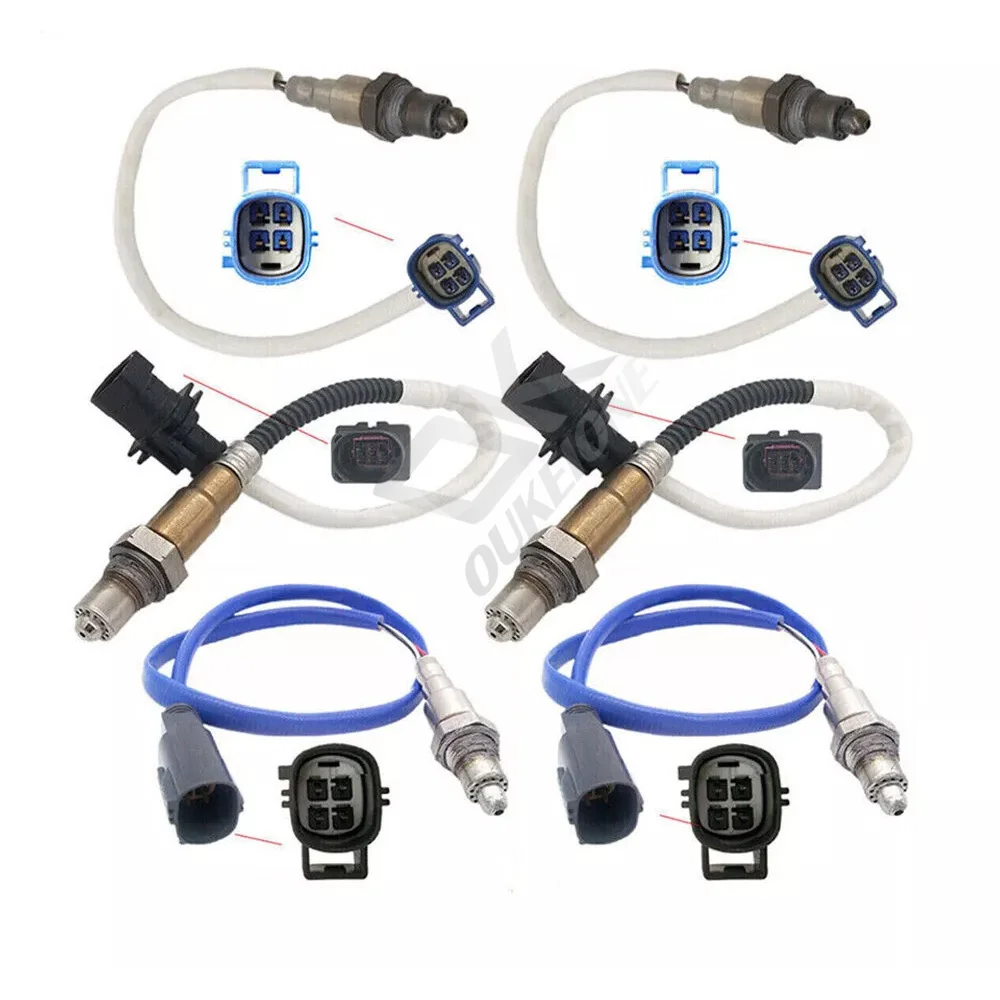 6Pcs Oxygen Sensor for 2014-2019 Land Rover Range Rover Rover Sport 3.0L 5.0L Upstream Downstream 234-5156 234-4791 234-4794