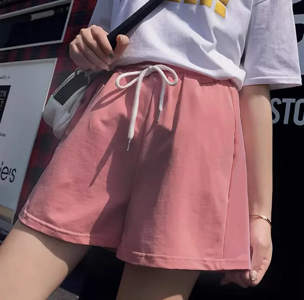 New Summer Casual Beach Ladies Girl Streetwear Female Women Fitness Joggers Sports Running Breathable Plus Size Shorts Pants