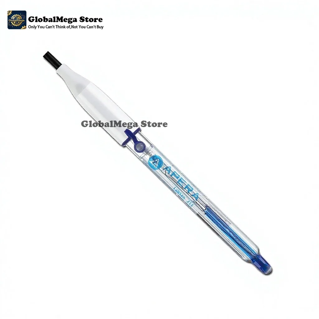 Apera Instruments AI3121 LabSen 213 Glass Body Digital pH Electrode with Built-in Temperature Sensor TRIS Buffer Compatible for