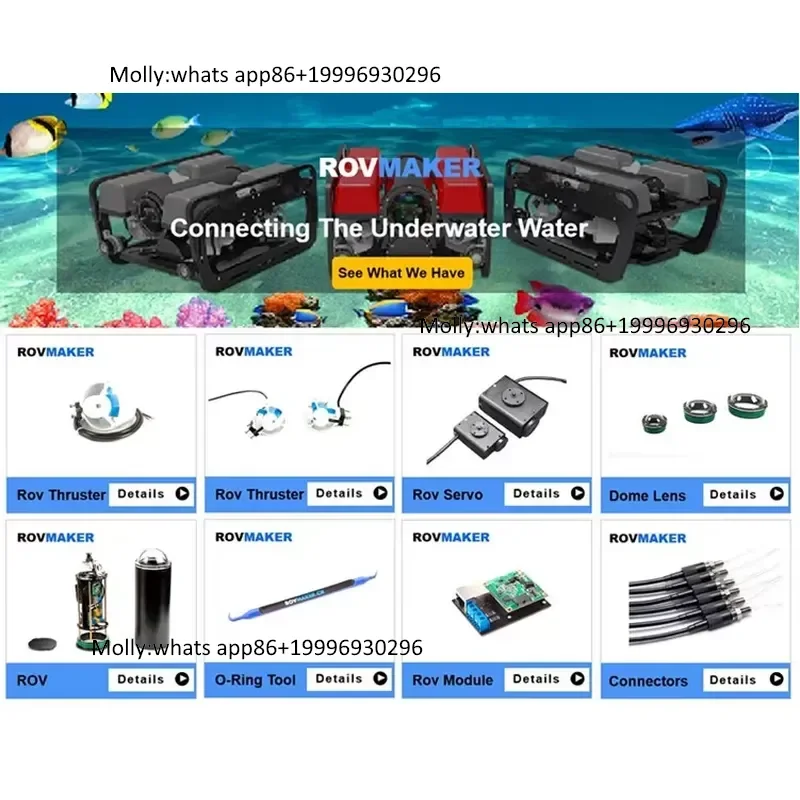 Rovmaker Aluminum M10 Underwater Waterproof Power Switches Rotary Diy Kit 300m Depth Underwater Control Rov Switch