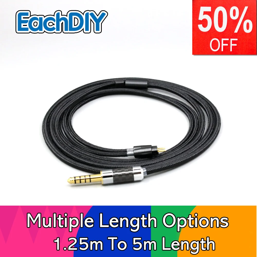 Super Soft Headphone Nylon OFC Cable For TANCHJIM ORIGIN Oxygen 4U OLA lengthened extended 0.78mm LN008976