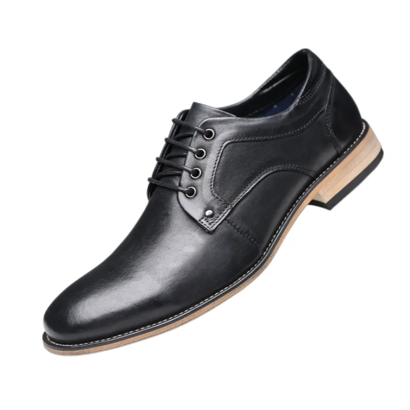 

Мужские черные кожаные лоферы Harpelunde: роскошные туфли для торжественных случаев