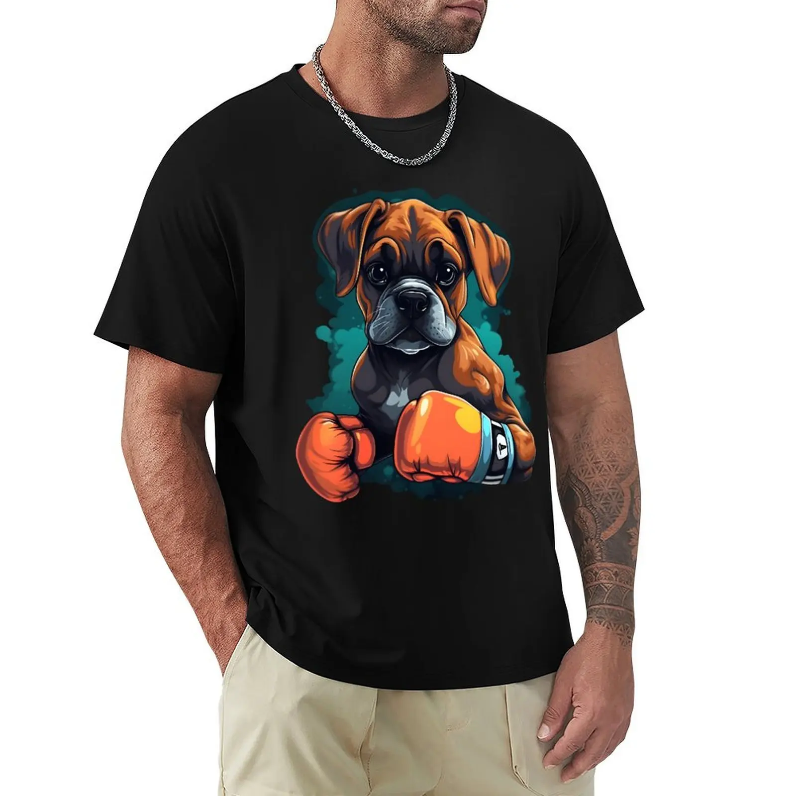 Boxer Puppy 03 T-Shirt sublime shirts graphic tee blanks mens t shirt graphic
