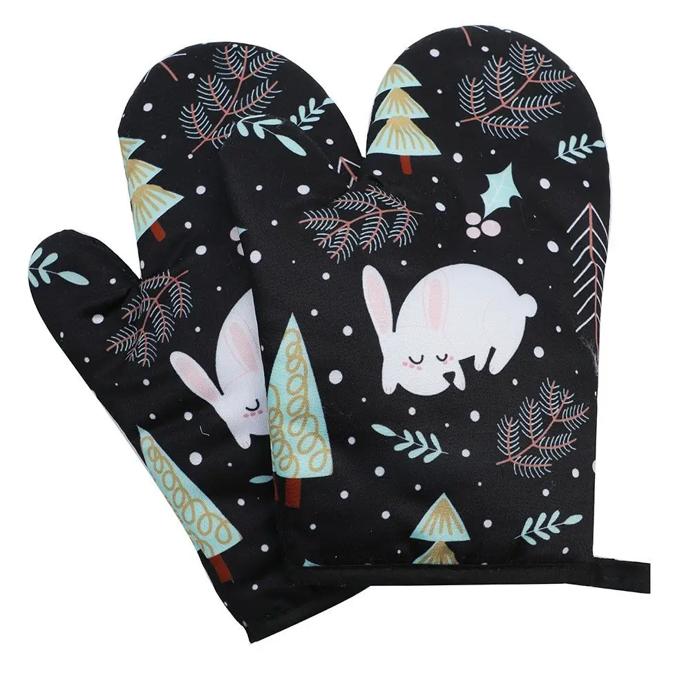 

Anti-scald Microwave Gloves Non-slip Thickened Oven Mitt Heat Resistant High Temperature Resistant Kitchen Mitts Baking