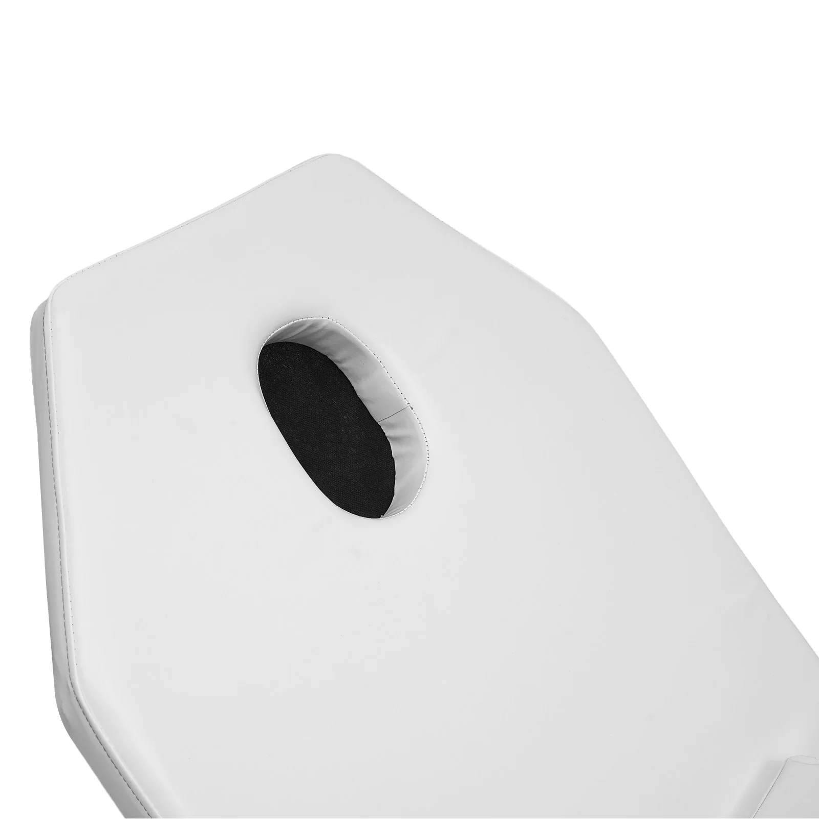 Table de massage portable blanche, lit de spa réglable, lit de cils, 3 possèdent un lit de salon facial