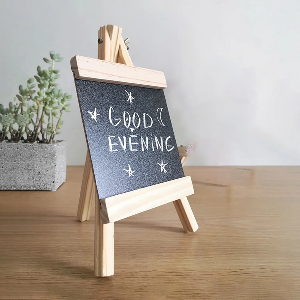 The Sign Wooden Blackboard Child Labels Tabletop Chalkboard Food for Party Buffet