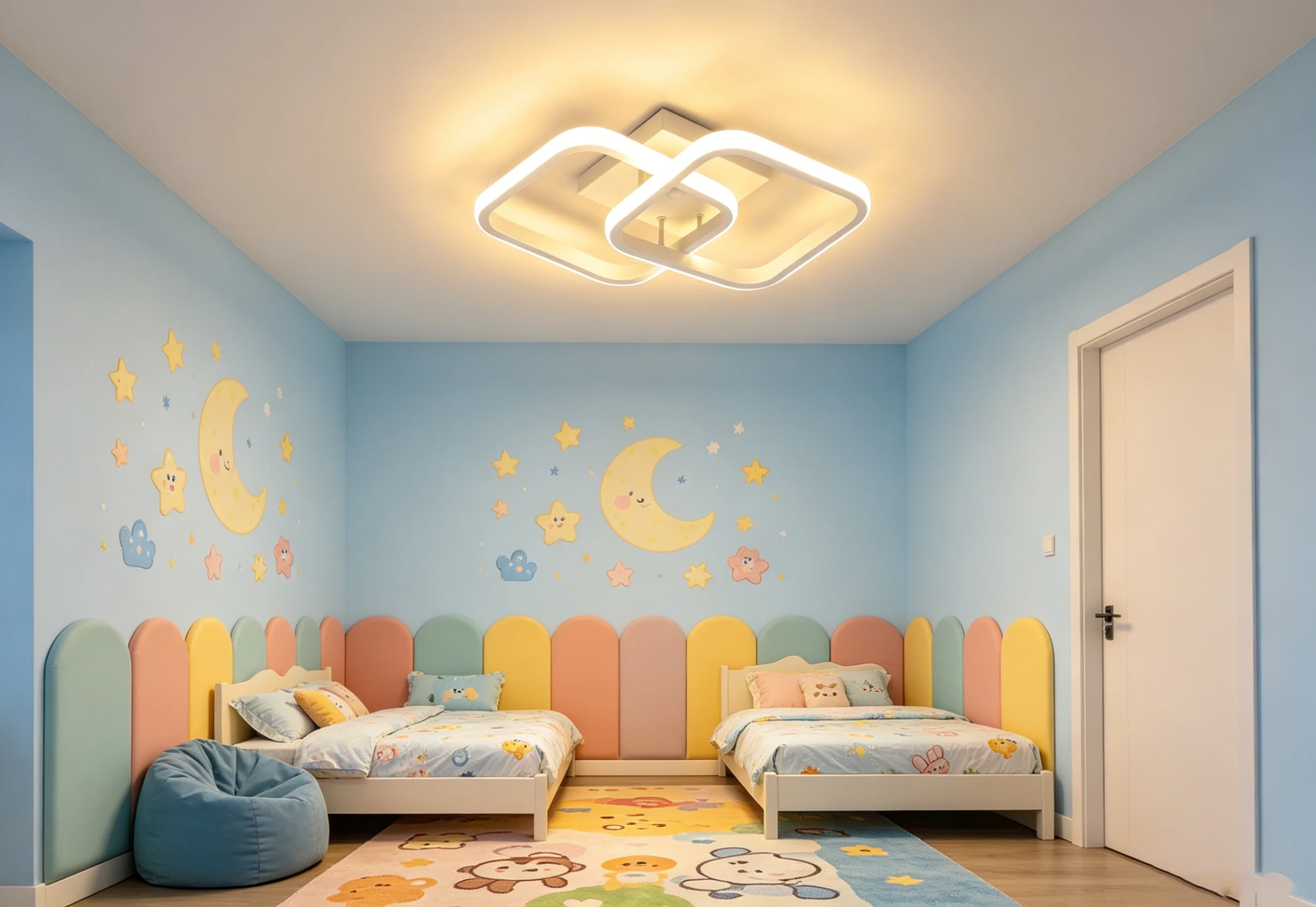 

Dimmable LED Ceiling Light Modern for Bedroom Living Room Study Kitchen Decor Plafond Chandelier Fixture Office Balcony Bathroom