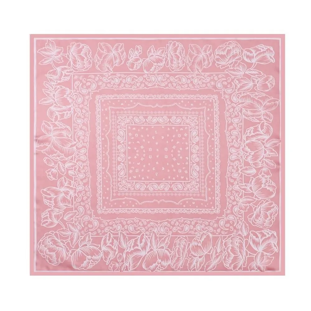 

Модный шарф-бандана с принтом пейсли, большой размер 70x70 см, квадратная повязка для волос, шарф-хиджаб в западном стиле