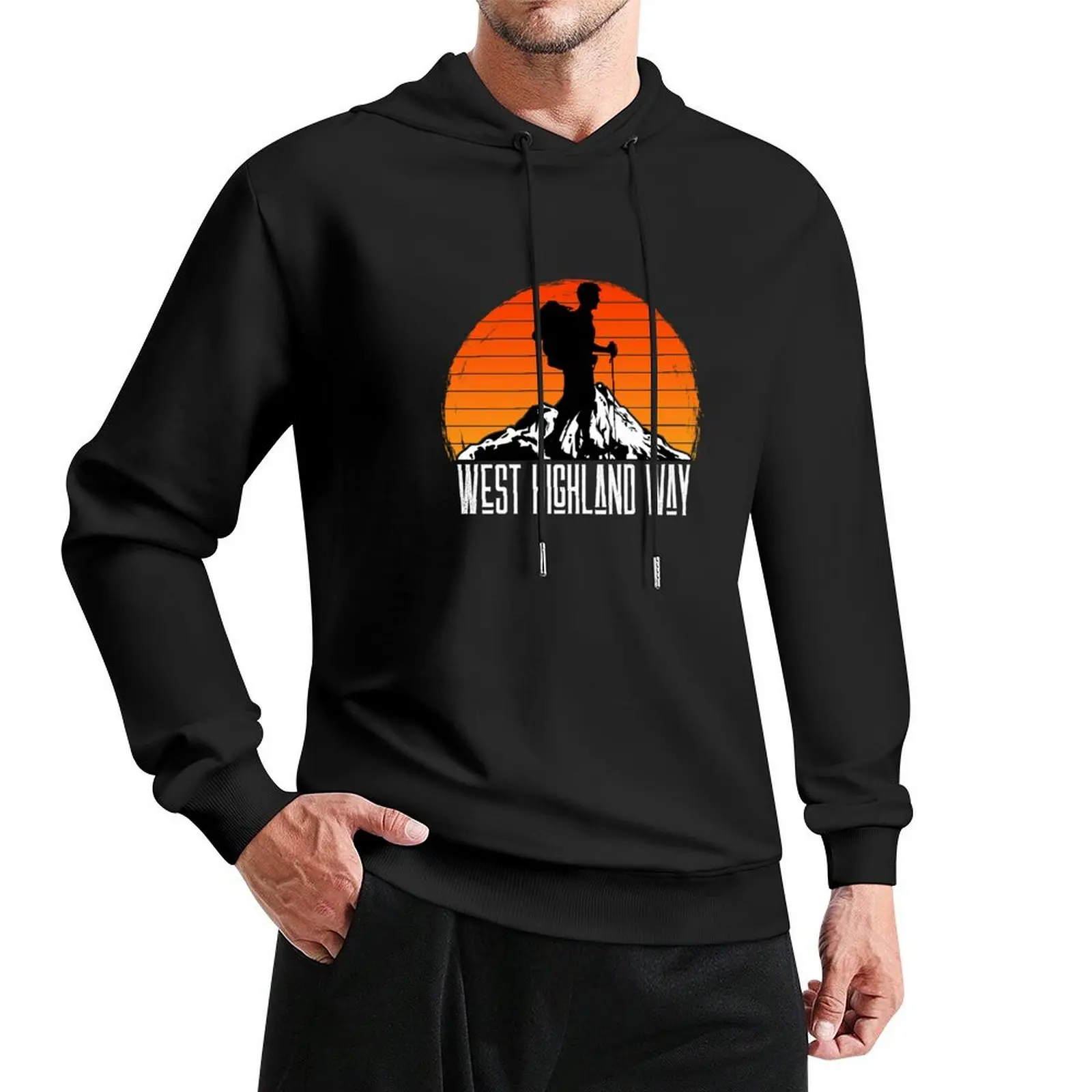 

West Highland Way - Hiking Trail Vintage Retro Pullover Hoodie japanese style japanese hoodie