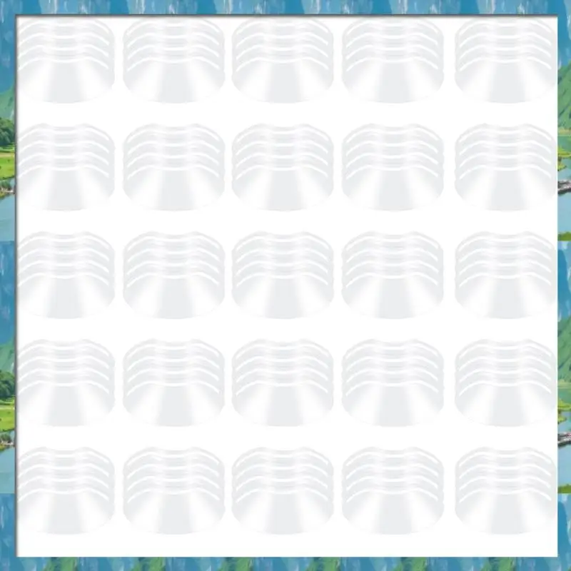 

100 шт., парикмахерская маска для защиты глаз, изолирующий инструмент для стрижки, защитная маска для лица, маска для лба, одноразовая маска для лица