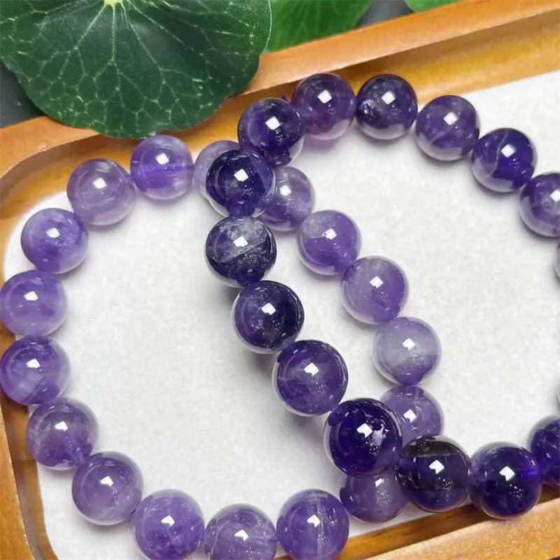 

Браслет из натуральных аметистов с кристаллами Рейки, целебный камень, модные ювелирные изделия, подарок для женщин, 1 шт., 14/16/19 мм